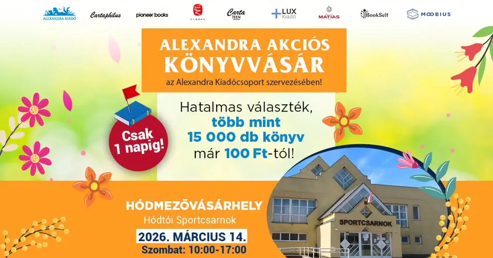 Alexandra discount book fair in Hódmezővásárhely!