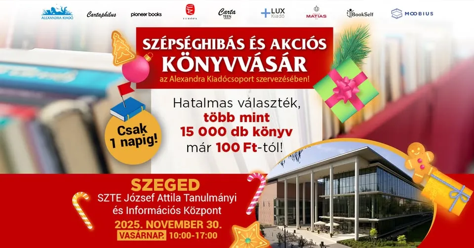 Beauty and discount book fair in Szeged! . Alexandra Publishing Group